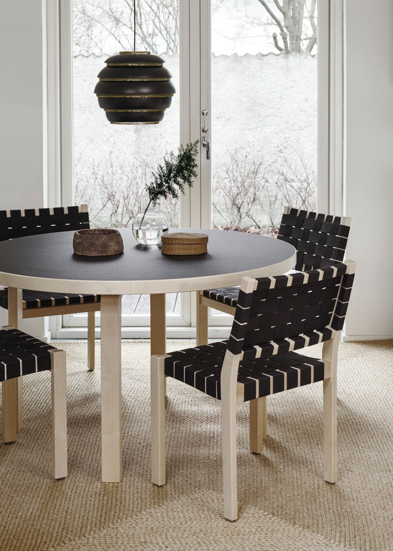 A331 Beehive Pendant light black Artek QUICK SHIP ARTEK 29100404